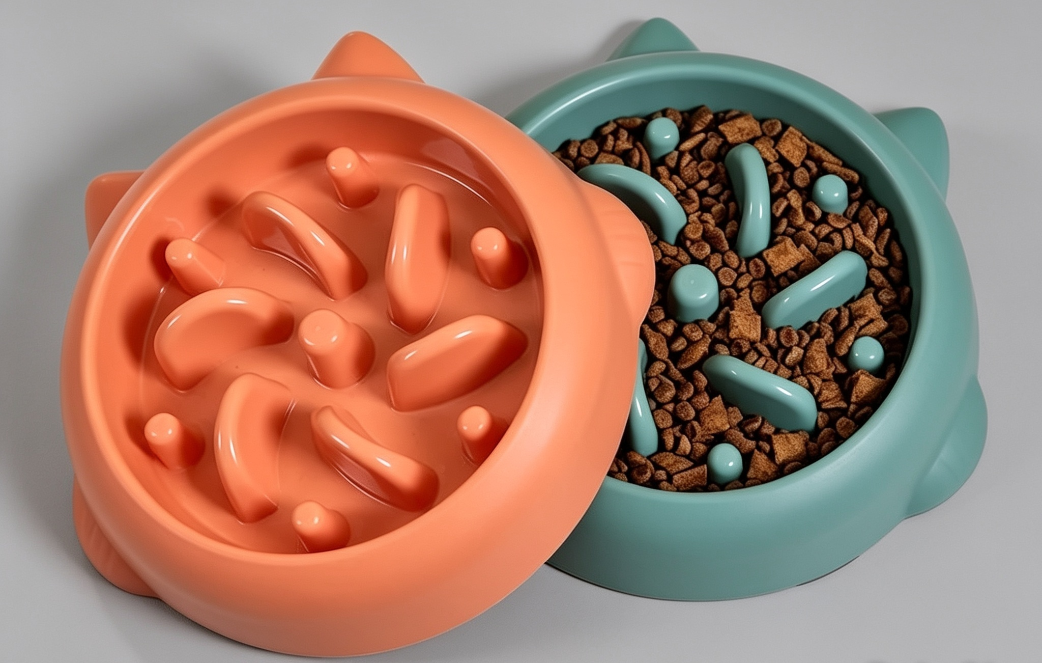 Slow feeder bowl (set)